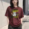 "Small And Sensitive" Heavyweight Unisex Crewneck T-shirt | Gildan 5000