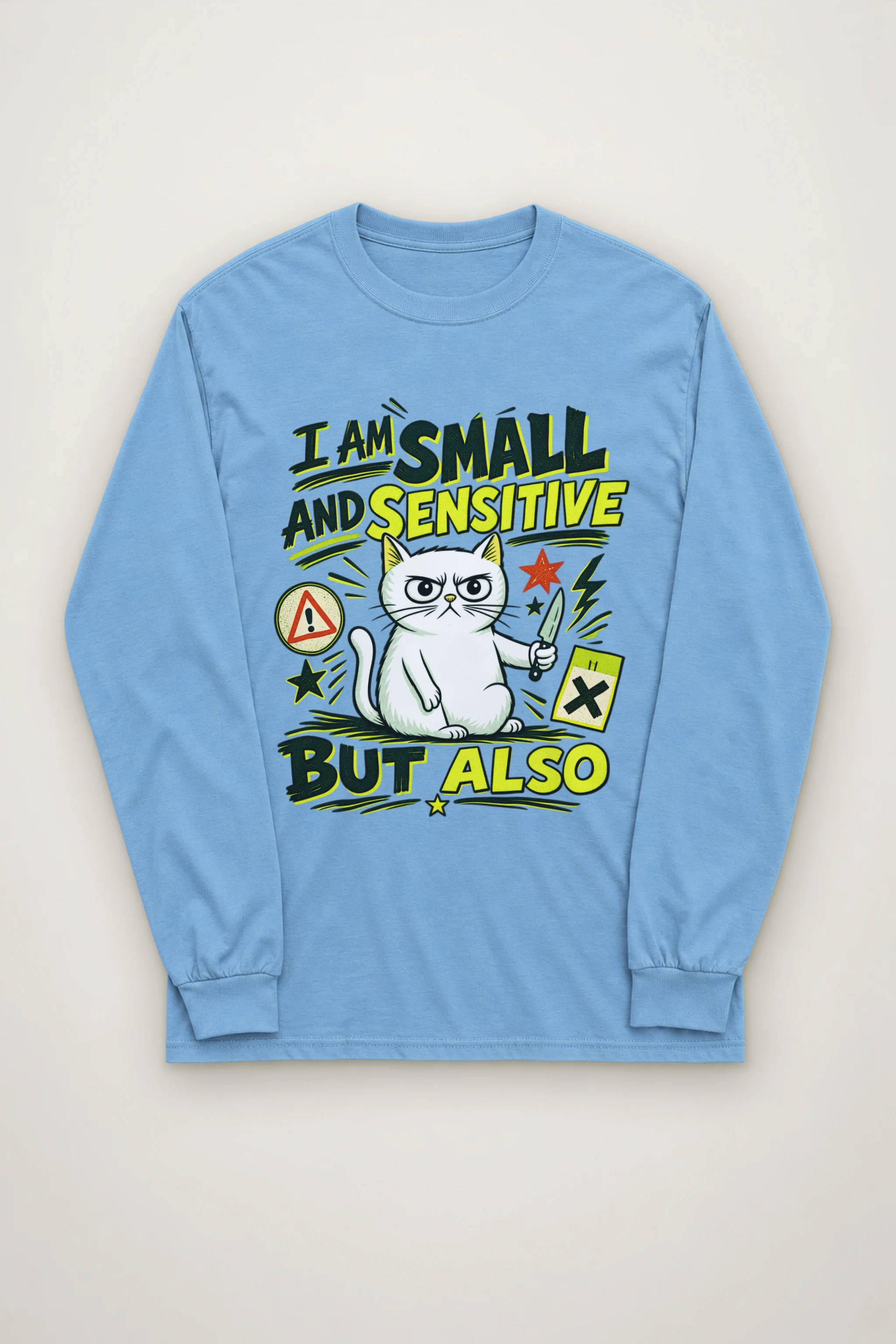 "Small And Sensitive" Unisex Longsleeve T-shirt
