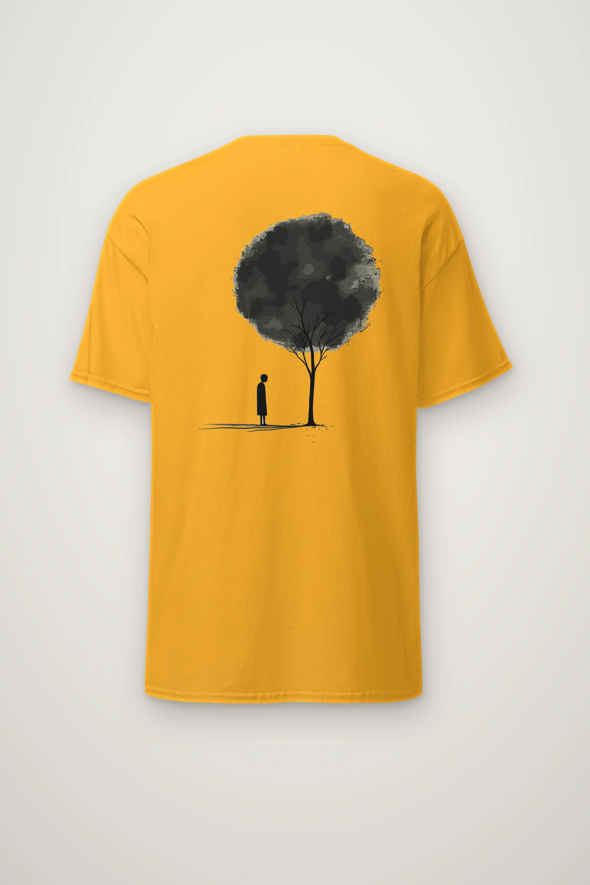 "Small Beneath The Tree" Heavyweight Unisex Crewneck T-shirt