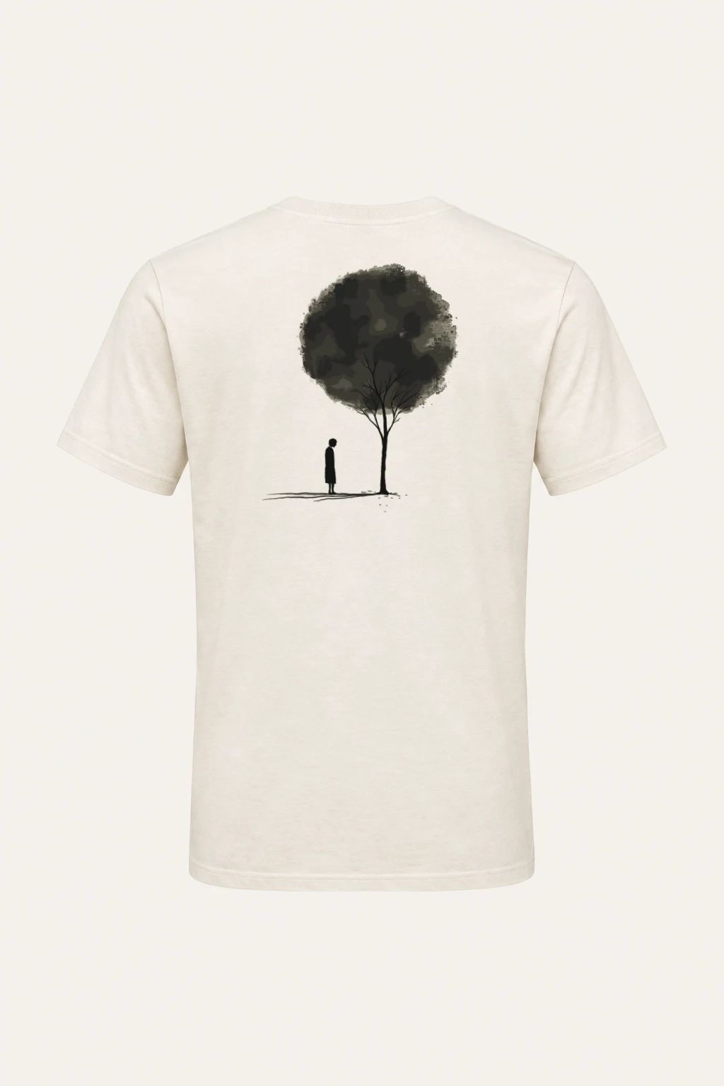 "Small Beneath The Tree" Heavyweight Unisex Crewneck T-shirt | Gildan 5000