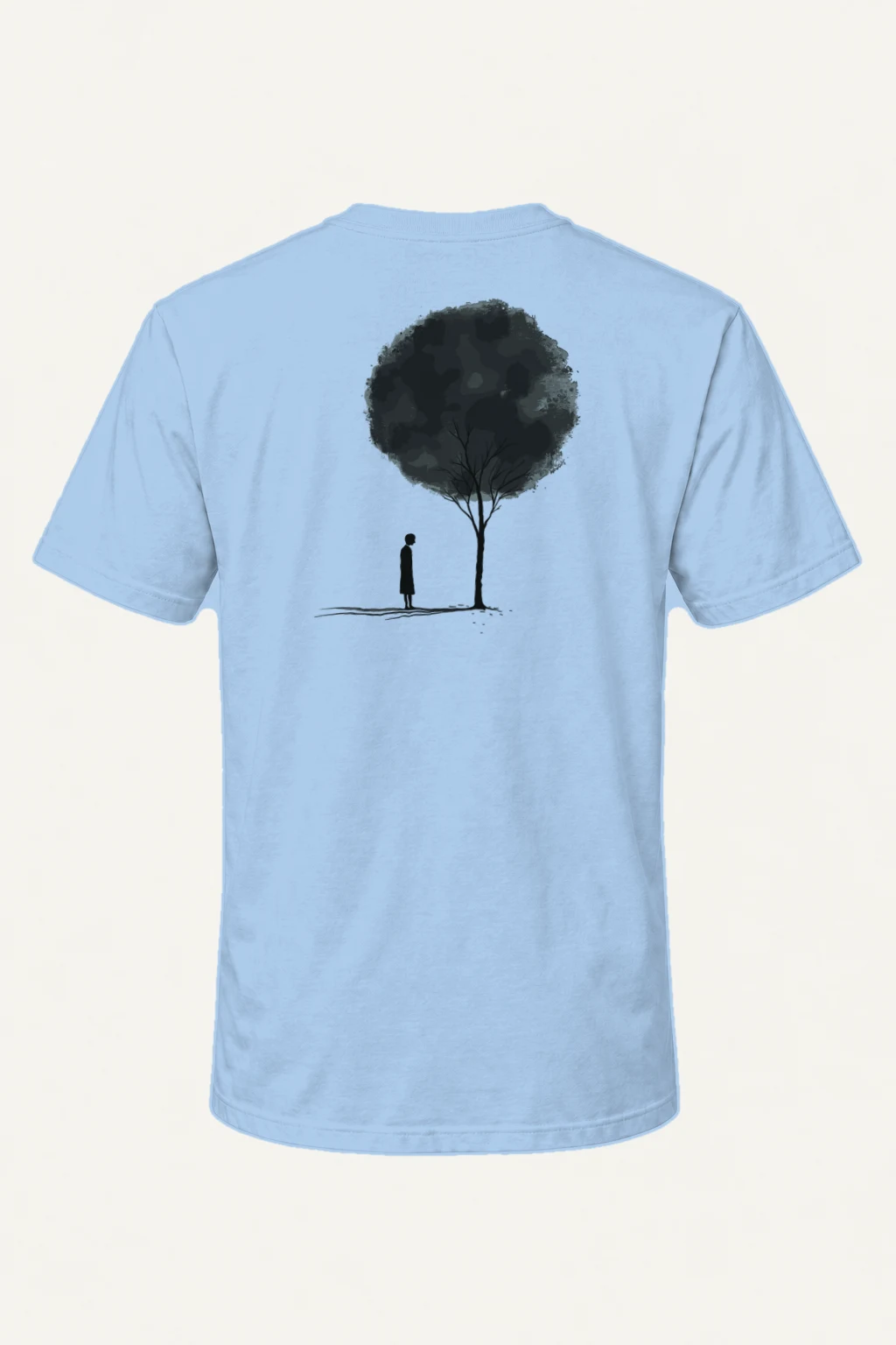 "Small Beneath The Tree" Heavyweight Unisex Crewneck T-shirt | Gildan 5000