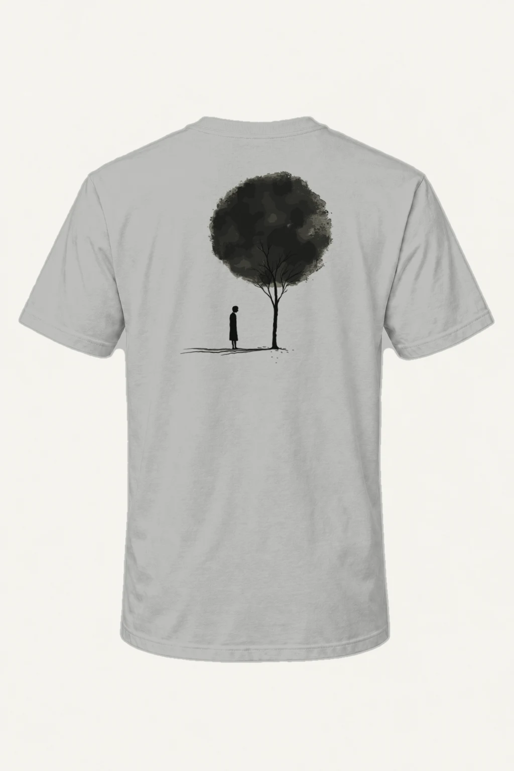 "Small Beneath The Tree" Heavyweight Unisex Crewneck T-shirt | Gildan 5000