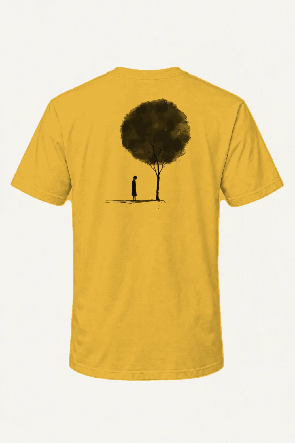 "Small Beneath The Tree" Heavyweight Unisex Crewneck T-shirt | Gildan 5000