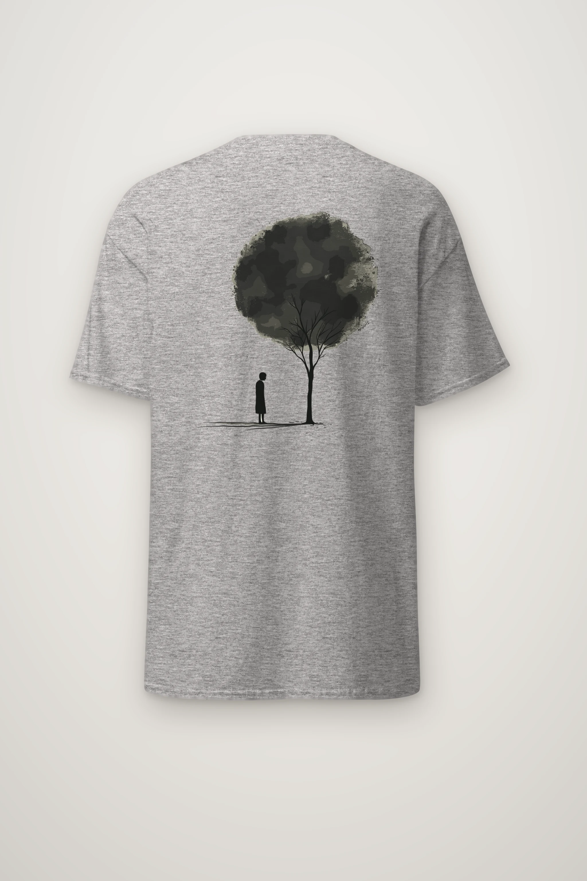 "Small Beneath The Tree" Heavyweight Unisex Crewneck T-shirt