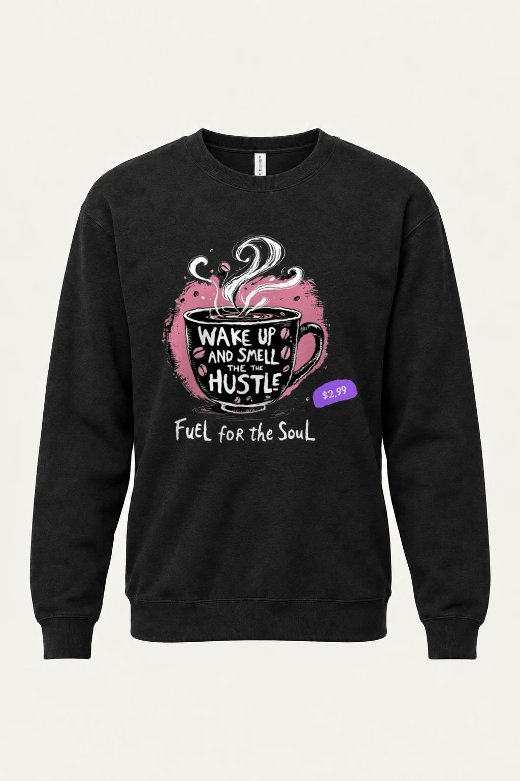 "Smell The Hustle" Heavy Blend Unisex Crewneck Sweatshirt | Gildan 18000