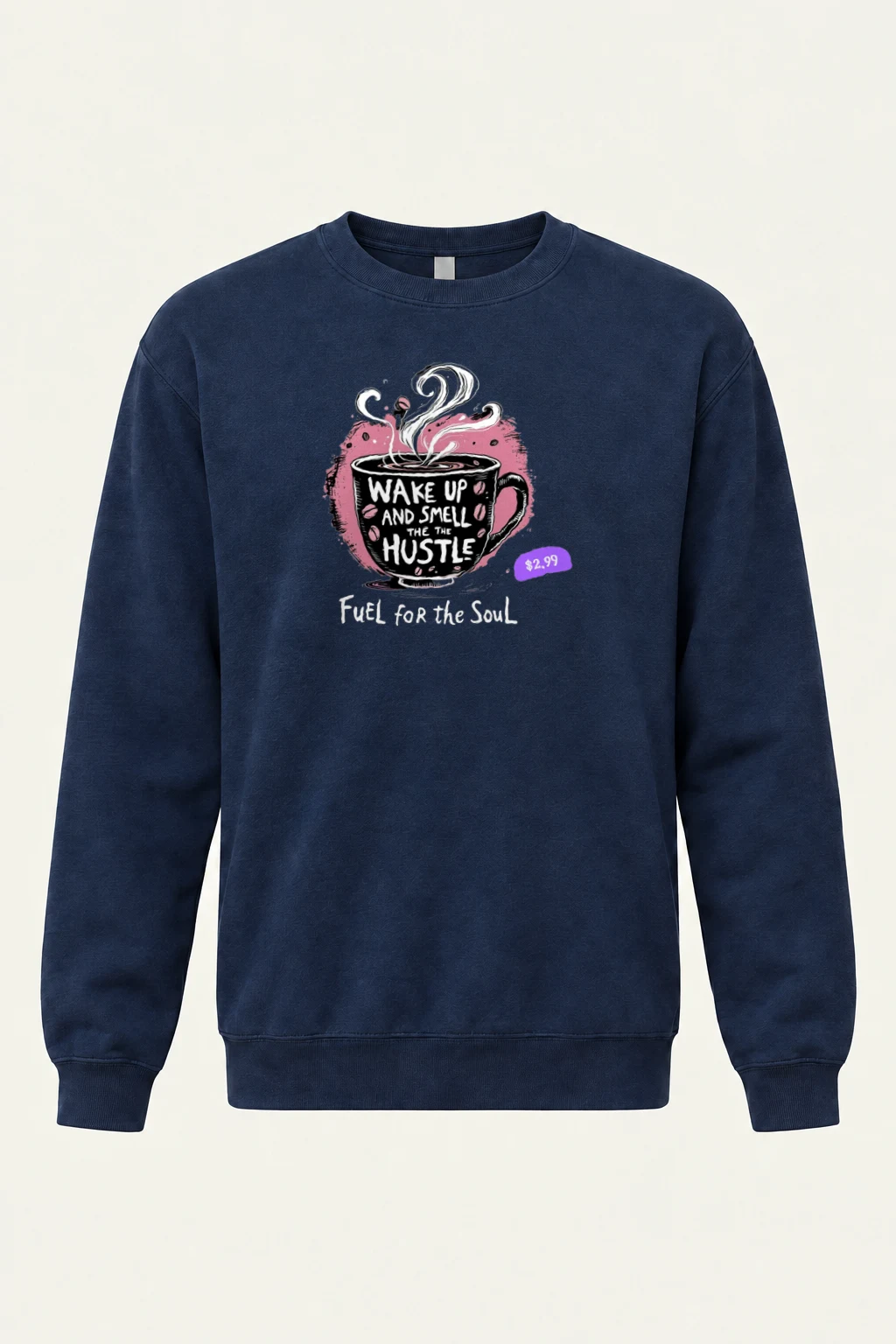 "Smell The Hustle" Heavy Blend Unisex Crewneck Sweatshirt | Gildan 18000