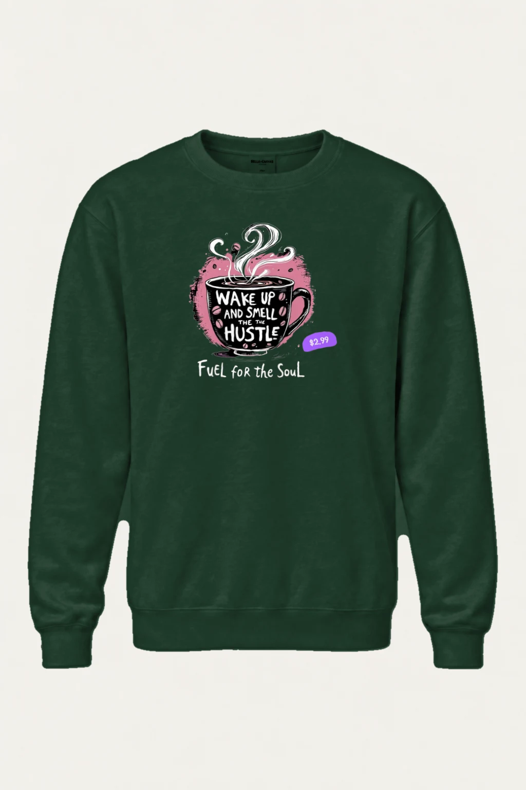 "Smell The Hustle" Heavy Blend Unisex Crewneck Sweatshirt | Gildan 18000