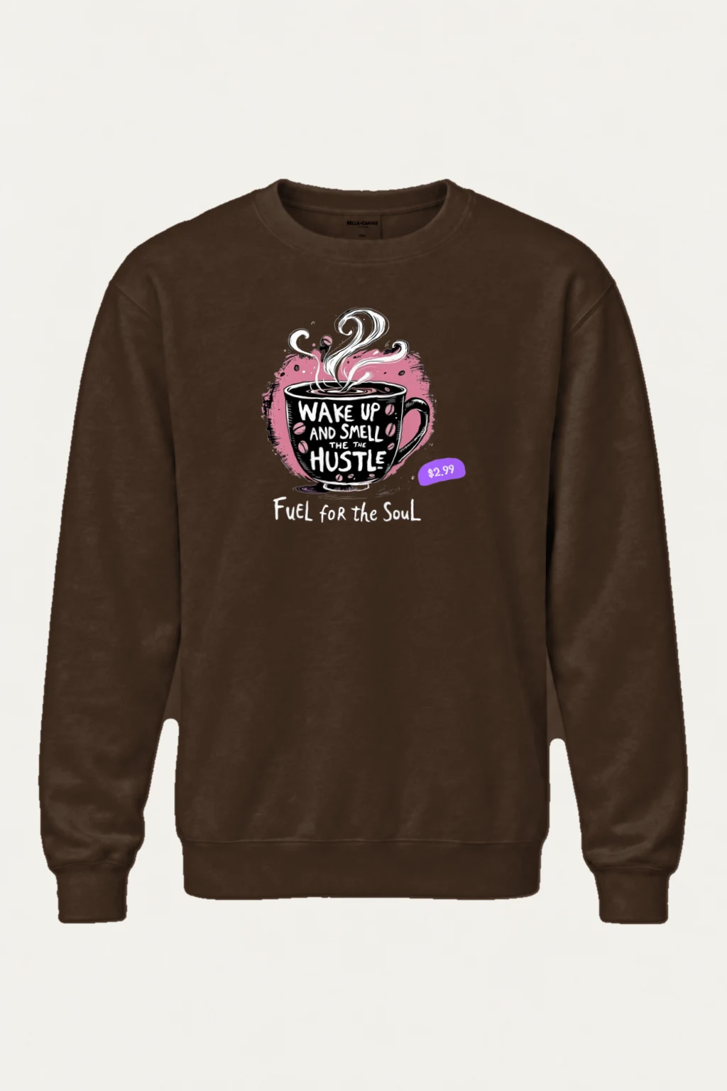 "Smell The Hustle" Heavy Blend Unisex Crewneck Sweatshirt | Gildan 18000