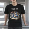 "Smiley Patch High-Tops" Heavyweight Unisex Crewneck T-shirt