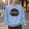 "Smogville Hot Rods" Heavy Blend Unisex Crewneck Sweatshirt | Gildan 18000