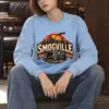 "Smogville Hot Rods" Heavy Blend Unisex Crewneck Sweatshirt