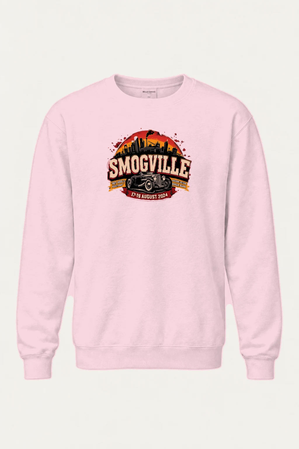 "Smogville Hot Rods" Heavy Blend Unisex Crewneck Sweatshirt | Gildan 18000