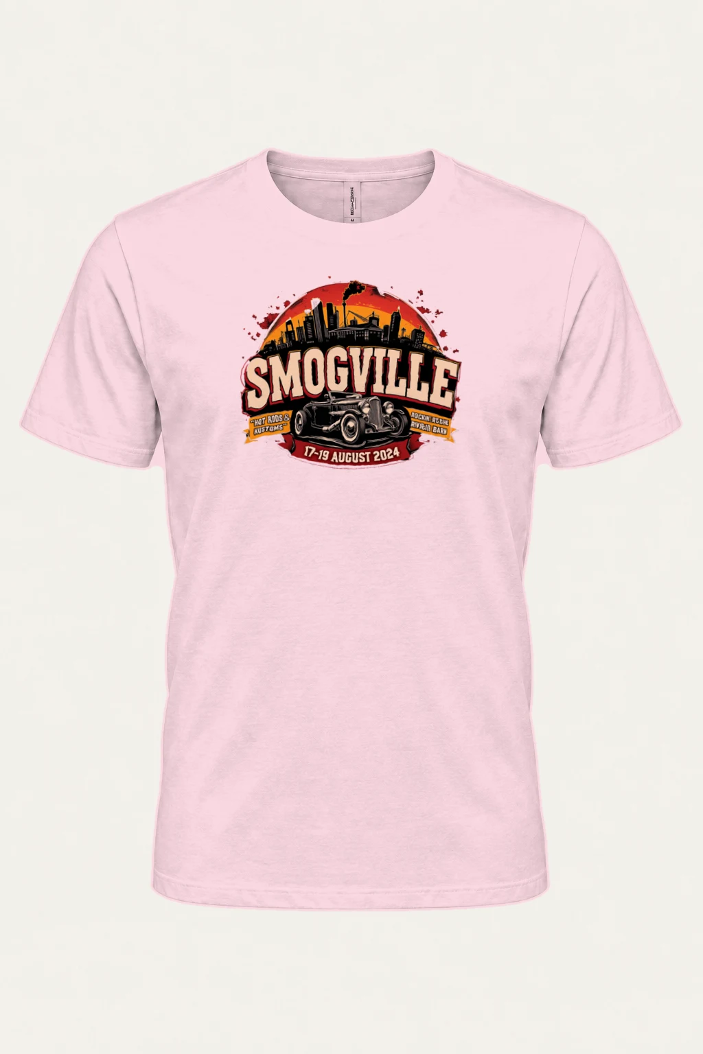 "Smogville Hot Rods" Heavyweight Unisex Crewneck T-shirt | Gildan 5000