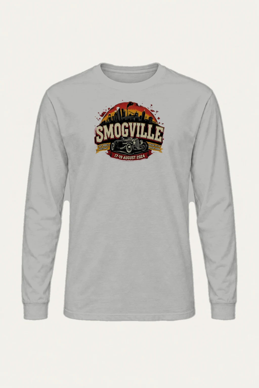 "Smogville Hot Rods" Unisex Longsleeve T-shirt | Gildan 2400