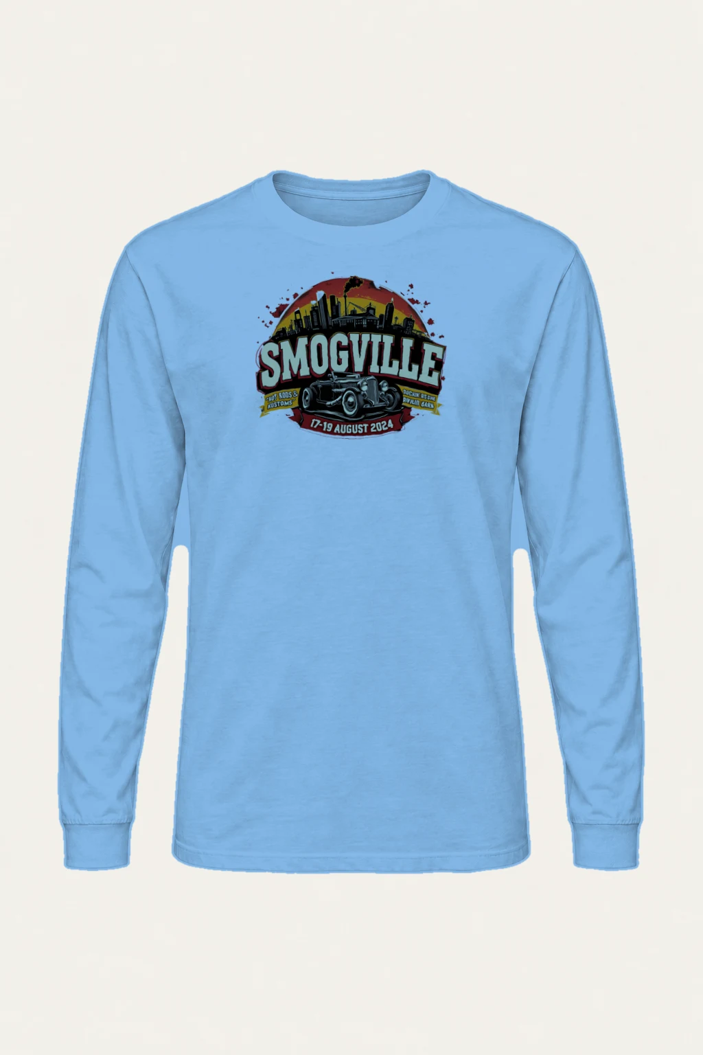 "Smogville Hot Rods" Unisex Longsleeve T-shirt | Gildan 2400