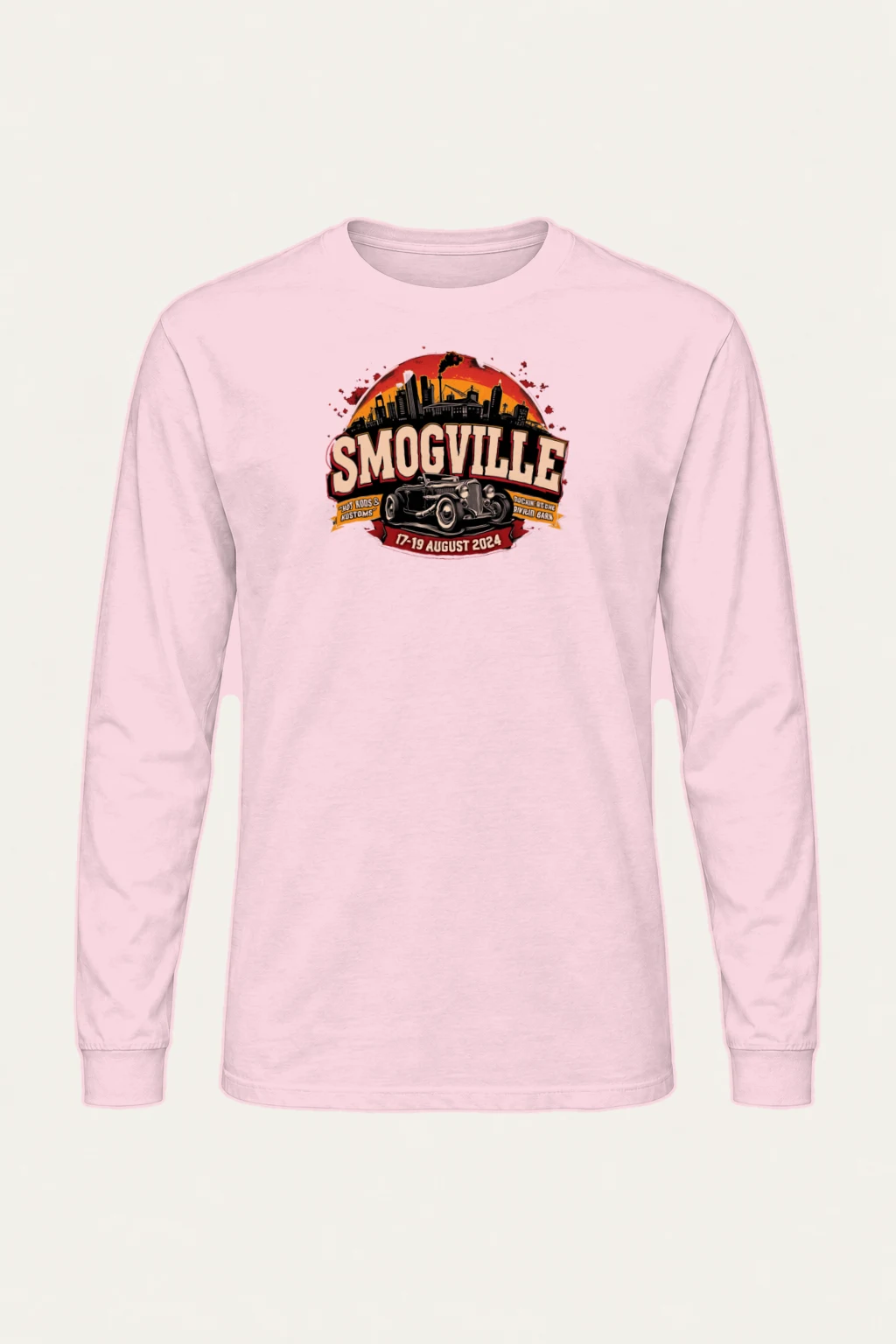 "Smogville Hot Rods" Unisex Longsleeve T-shirt | Gildan 2400
