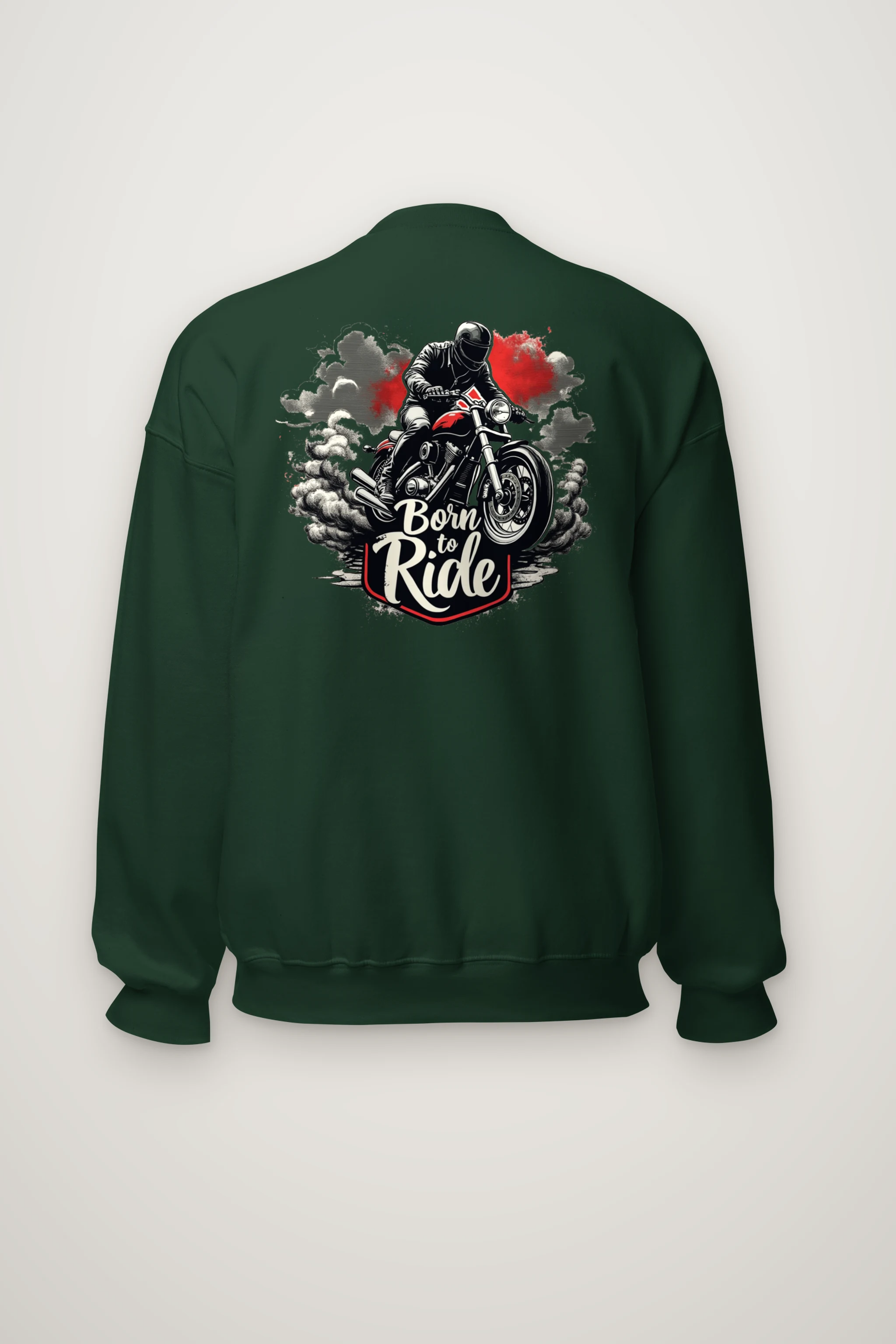 "Smoke Line Rider" Heavy Blend Unisex Crewneck Sweatshirt