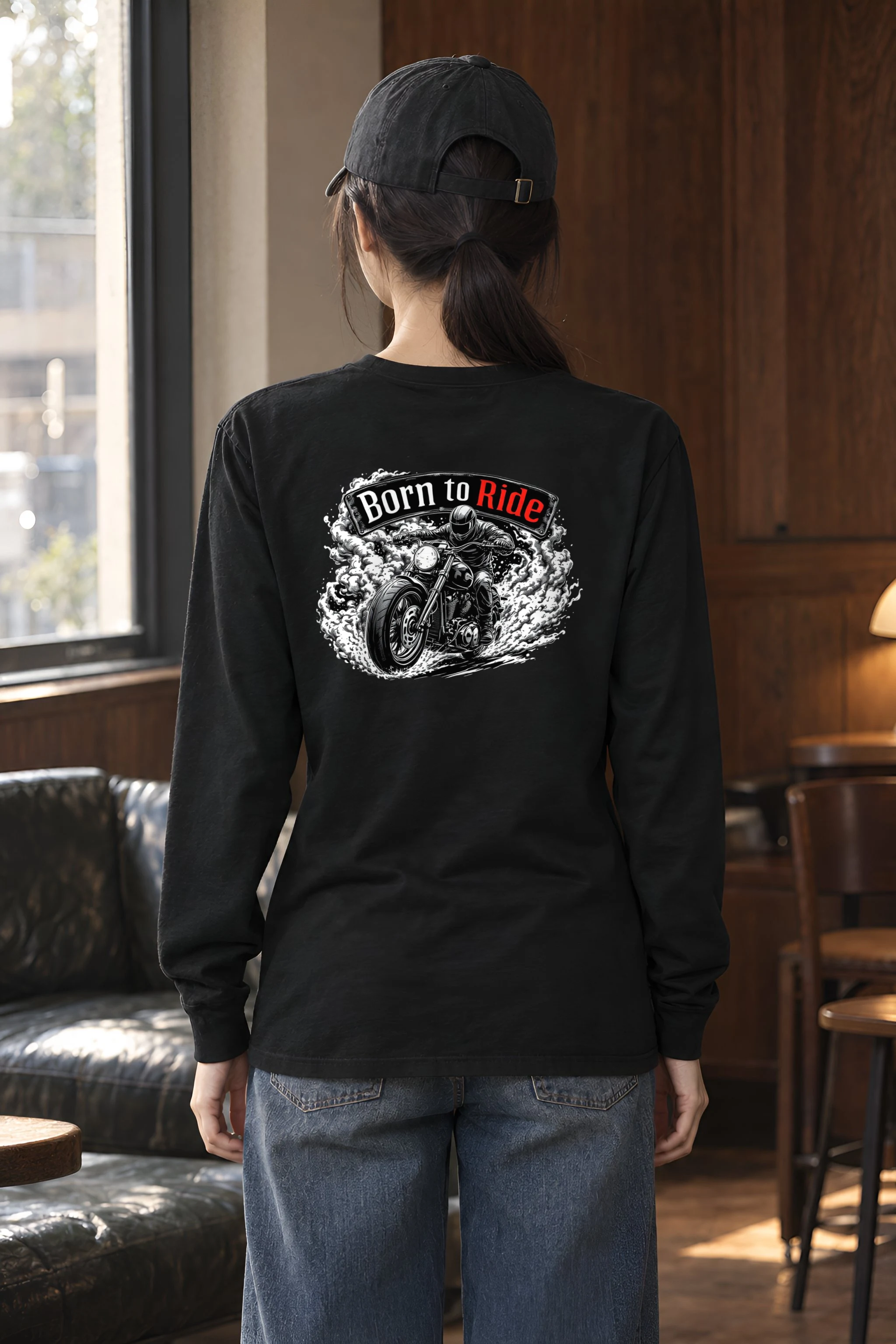 "Smoke Line Rider" Unisex Longsleeve T-shirt