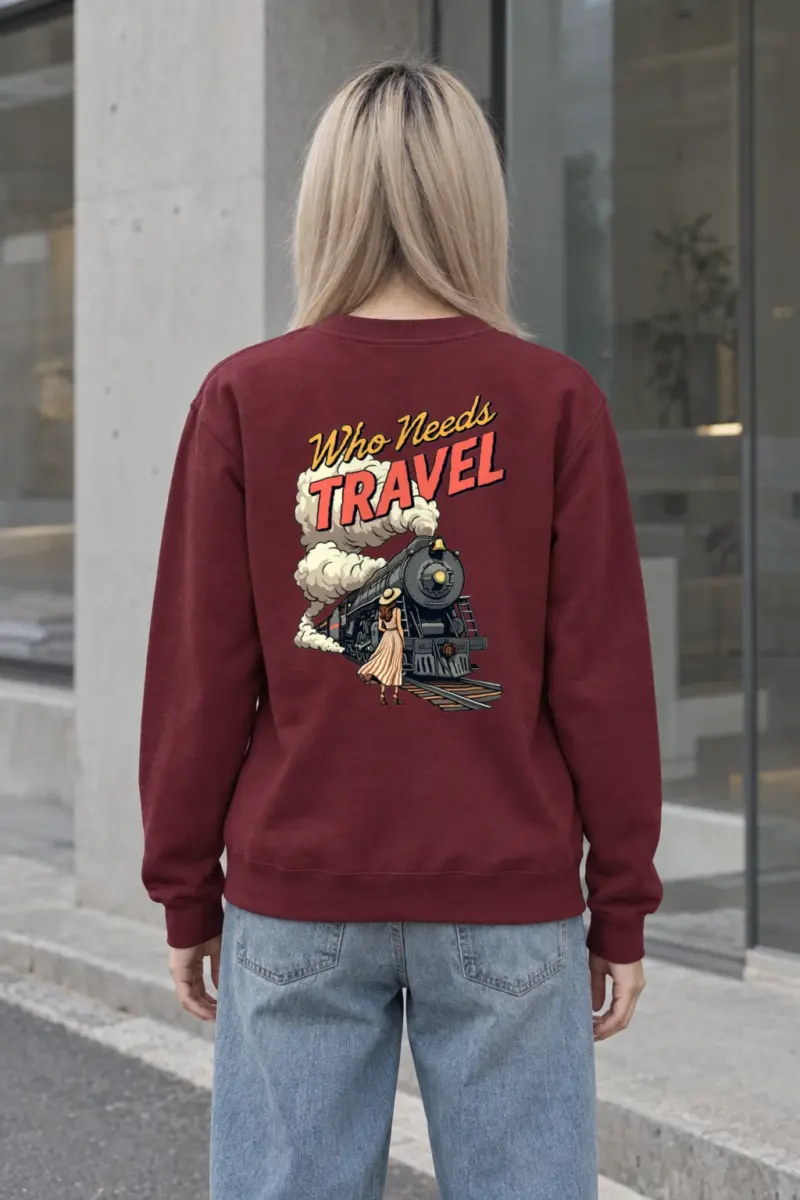 "Smoke Signal Express" Heavy Blend Unisex Crewneck Sweatshirt