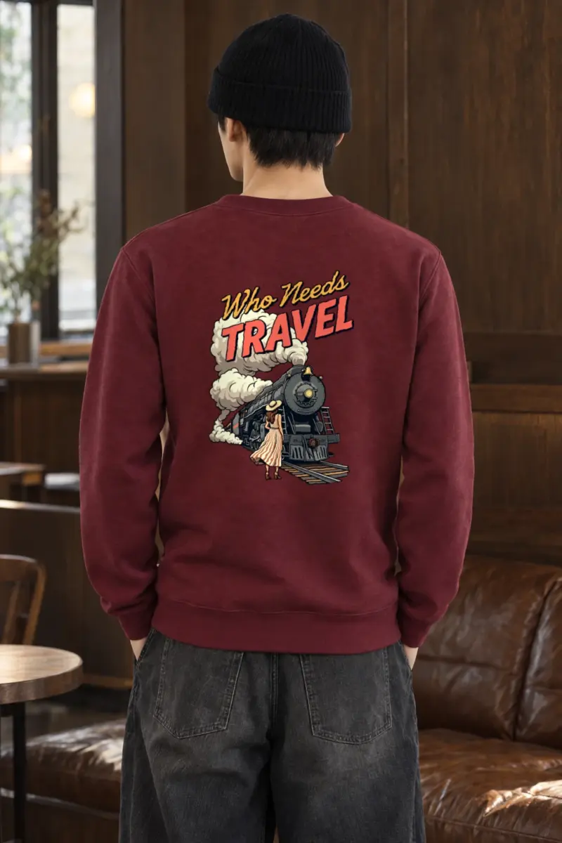 "Smoke Signal Express" Heavy Blend Unisex Crewneck Sweatshirt