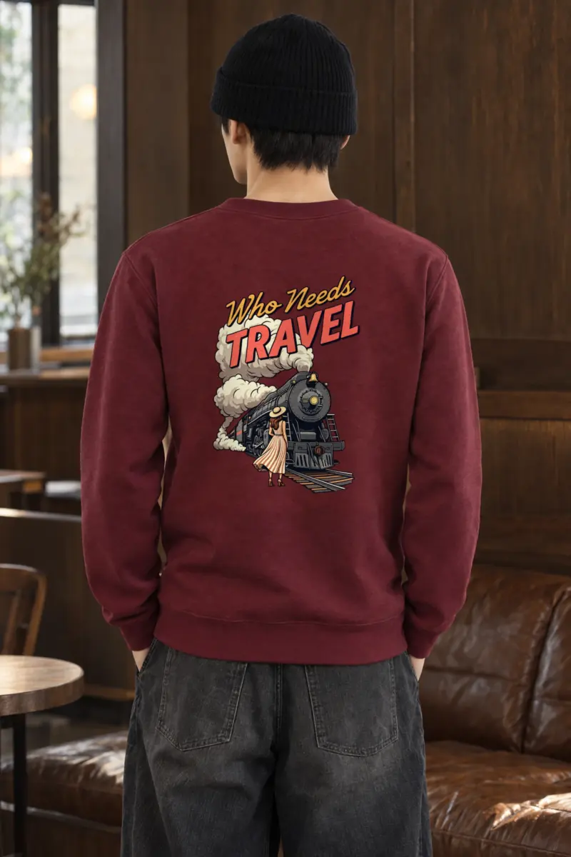 "Smoke Signal Express" Heavy Blend Unisex Crewneck Sweatshirt