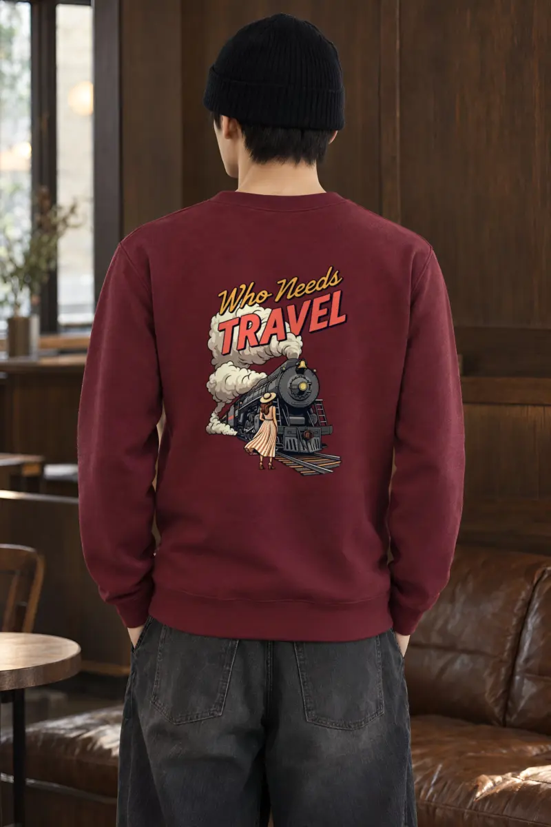 "Smoke Signal Express" Heavy Blend Unisex Crewneck Sweatshirt