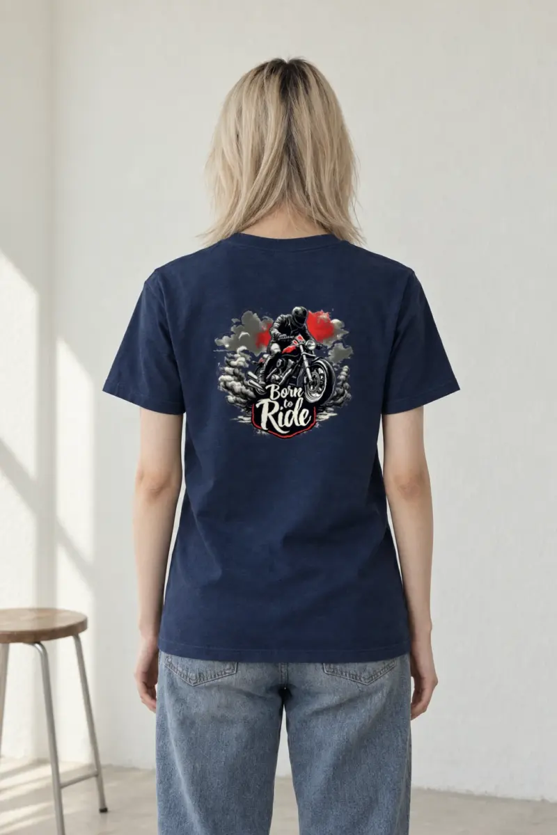 "Smoke Trail Rider" Heavyweight Unisex Crewneck T-shirt
