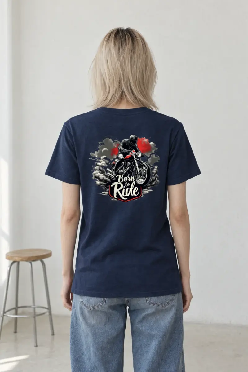 "Smoke Trail Rider" Heavyweight Unisex Crewneck T-shirt | Gildan 5000