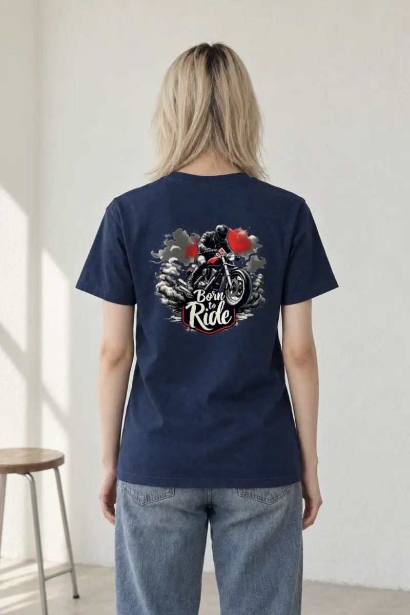 "Smoke Trail Rider" Heavyweight Unisex Crewneck T-shirt
