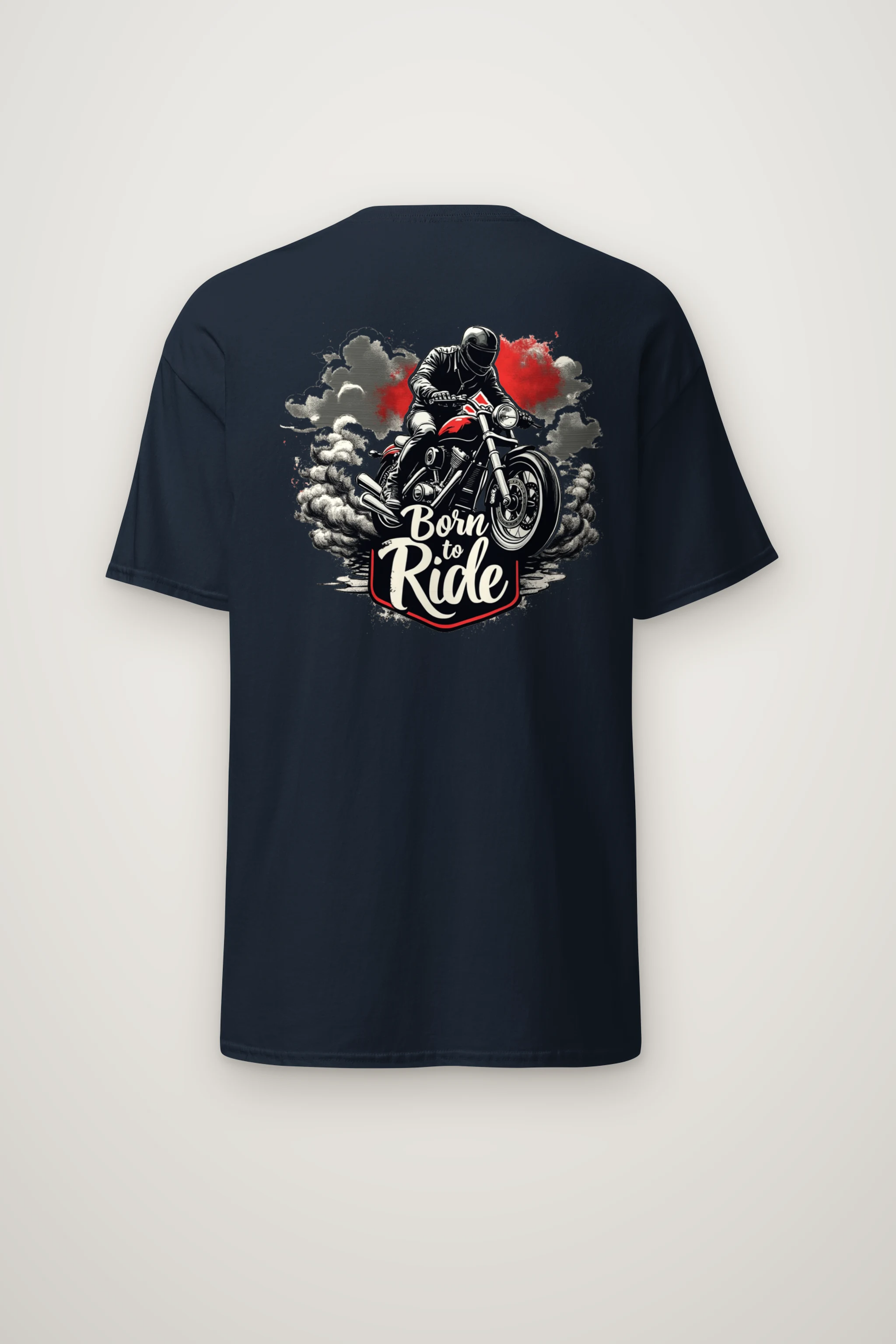 "Smoke Trail Rider" Heavyweight Unisex Crewneck T-shirt