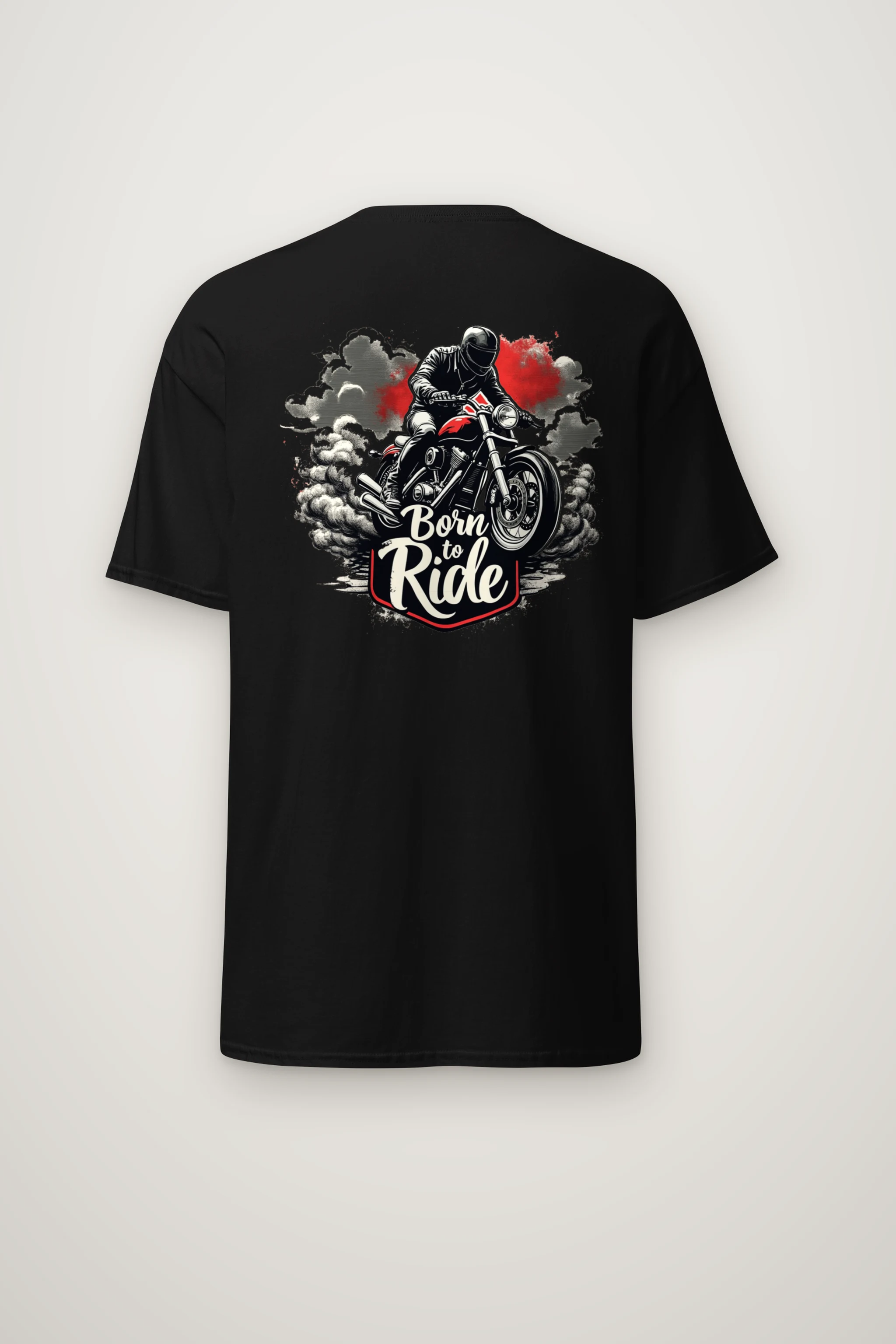 "Smoke Trail Rider" Heavyweight Unisex Crewneck T-shirt