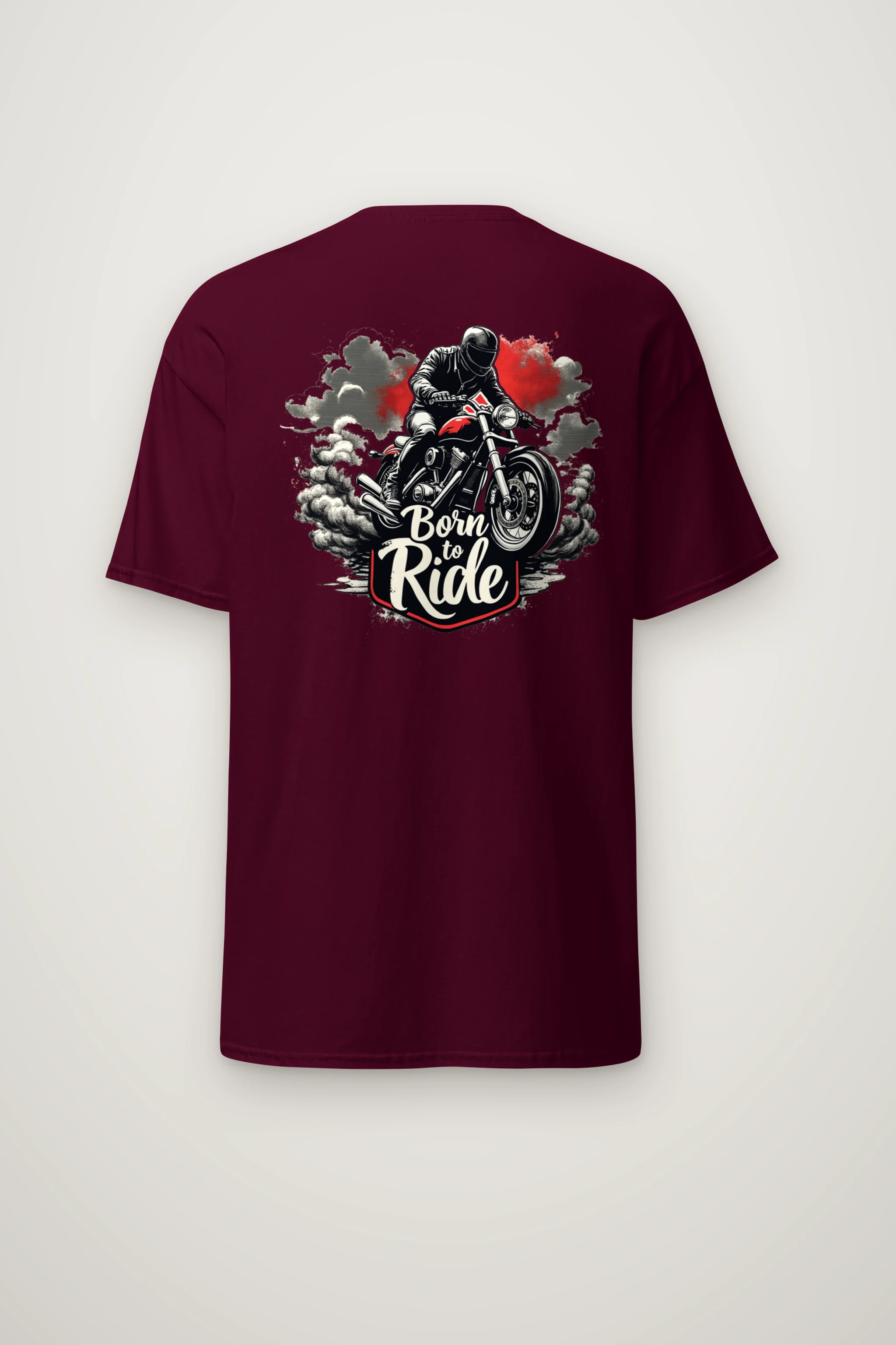 "Smoke Trail Rider" Heavyweight Unisex Crewneck T-shirt