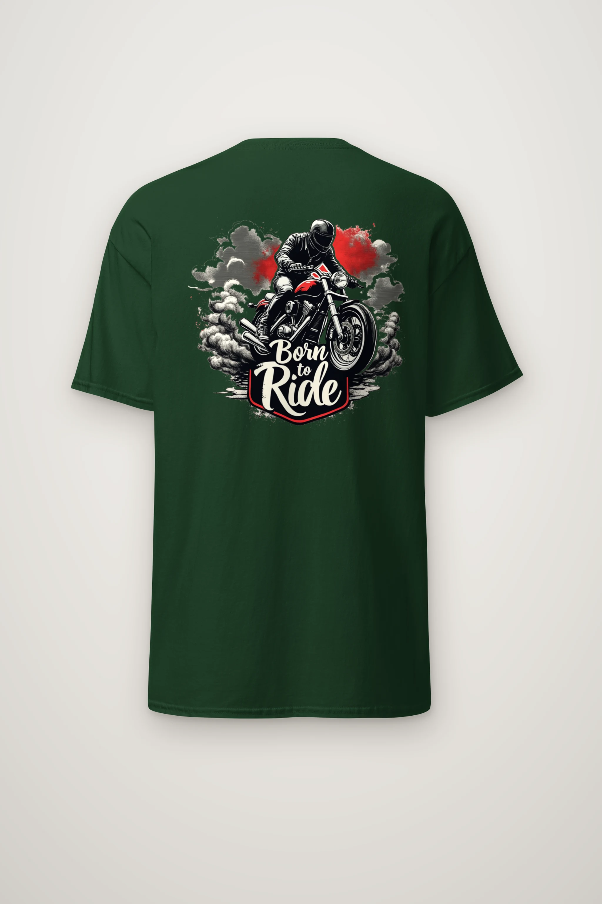 "Smoke Trail Rider" Heavyweight Unisex Crewneck T-shirt