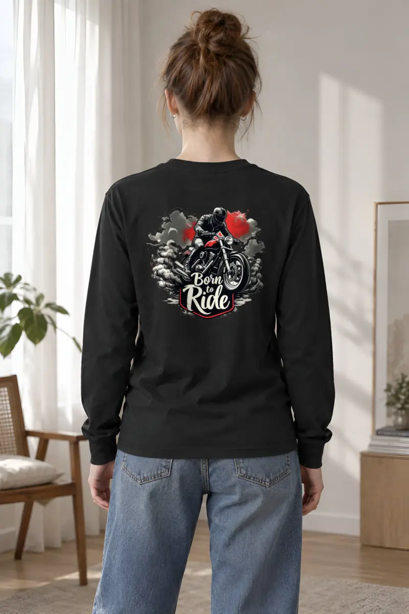 "Smoke Trail Rider" Unisex Longsleeve T-shirt