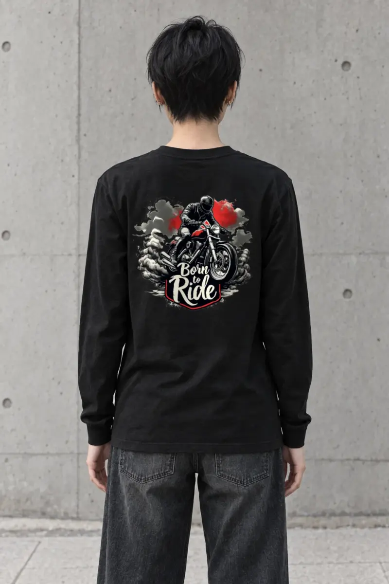 "Smoke Trail Rider" Unisex Longsleeve T-shirt | Gildan 2400