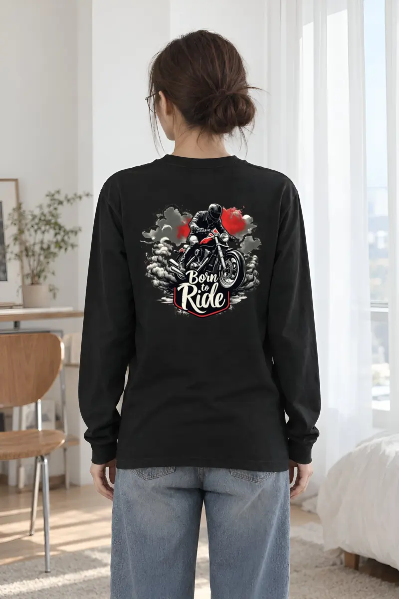 "Smoke Trail Rider" Unisex Longsleeve T-shirt