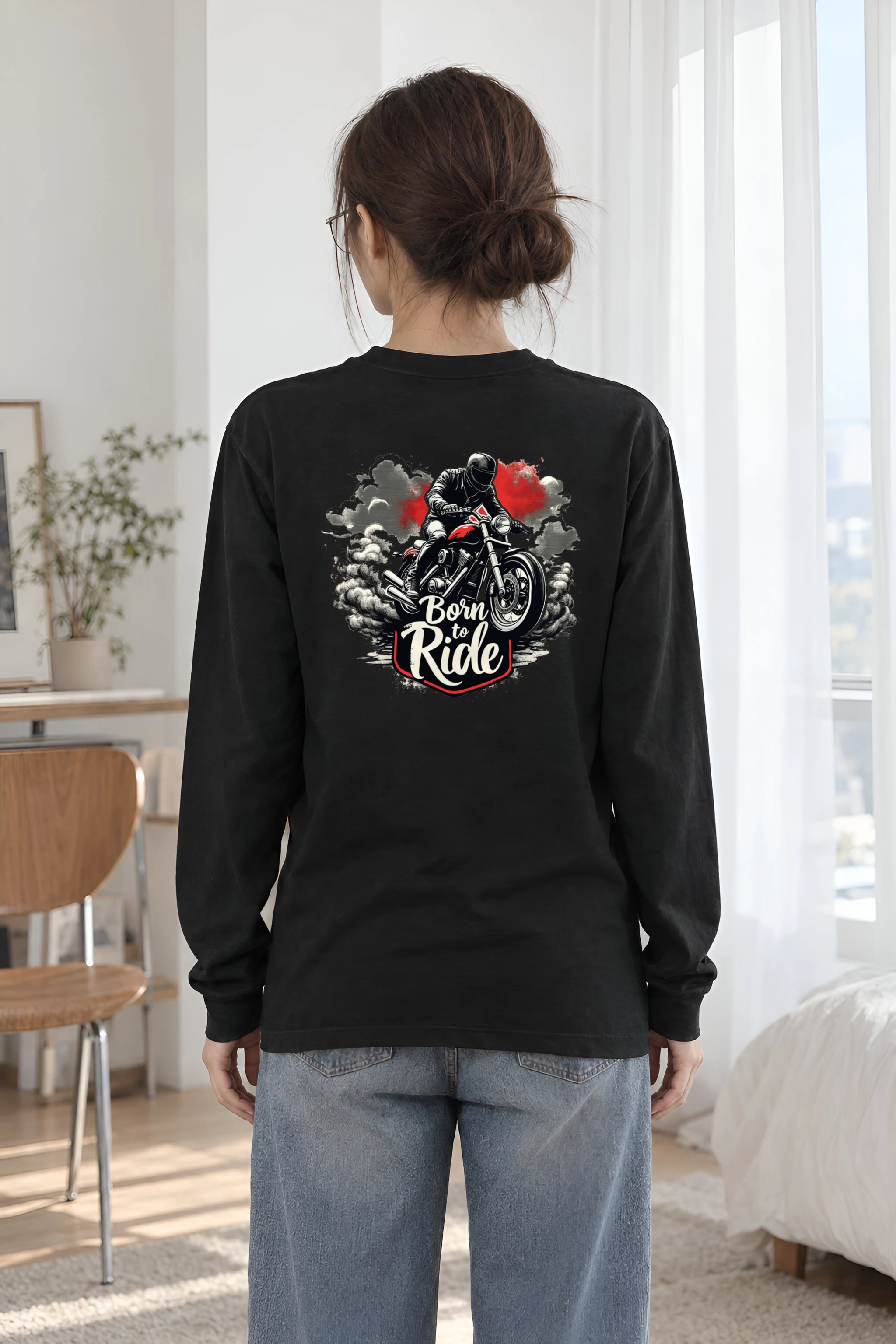 "Smoke Trail Rider" Unisex Longsleeve T-shirt
