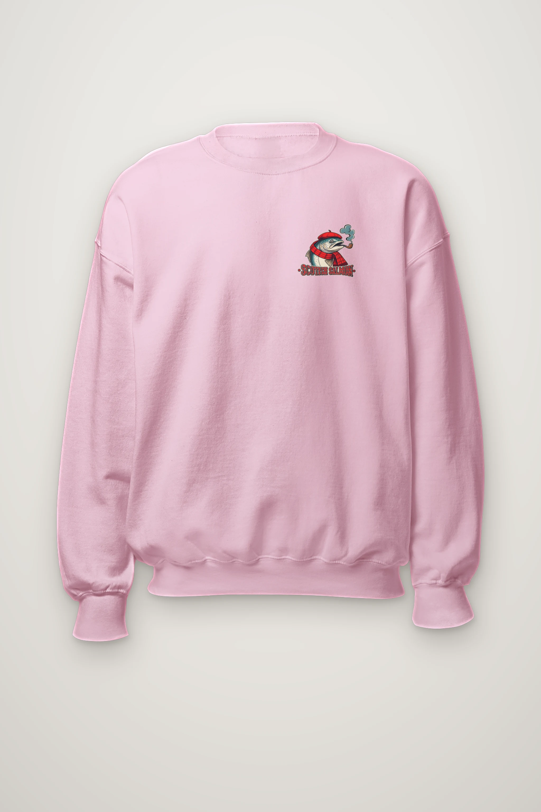"Smoked Scottish Salmon" Heavy Blend Unisex Crewneck Sweatshirt