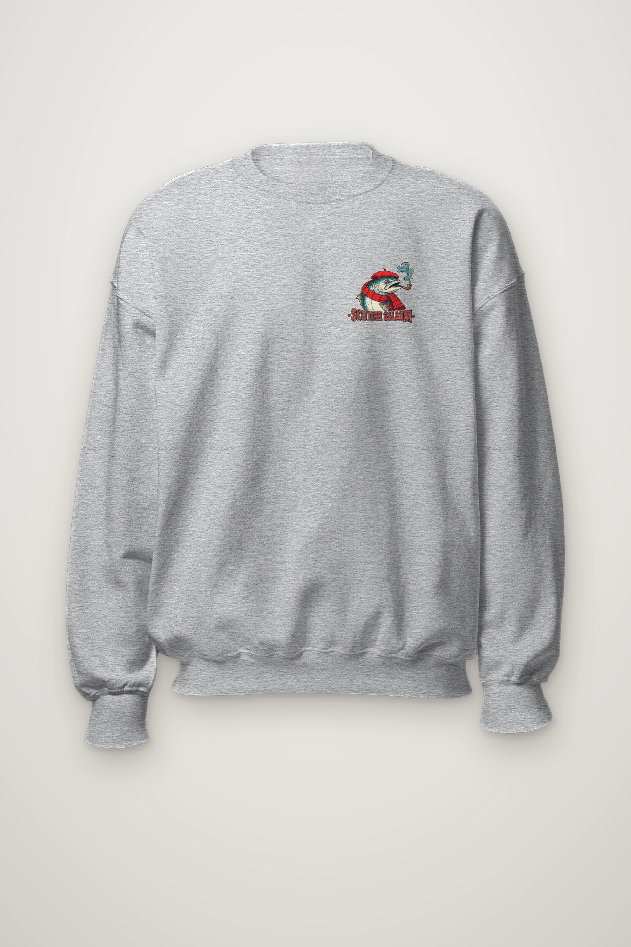 "Smoked Scottish Salmon" Heavy Blend Unisex Crewneck Sweatshirt