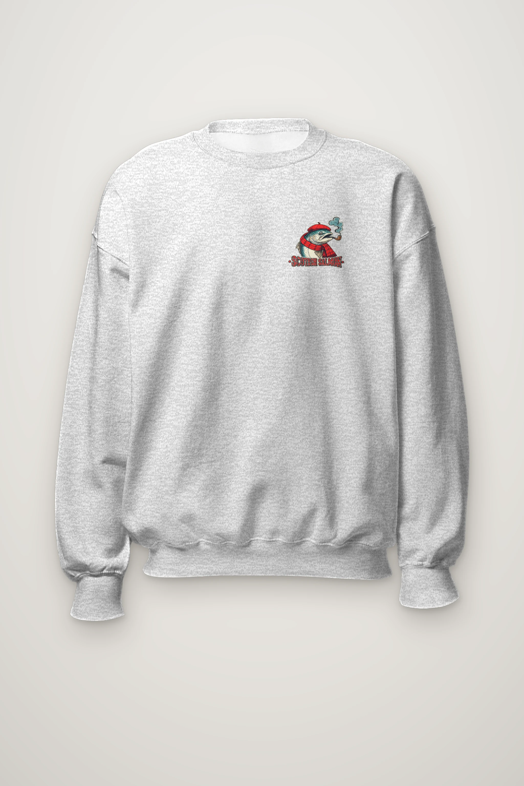 "Smoked Scottish Salmon" Heavy Blend Unisex Crewneck Sweatshirt