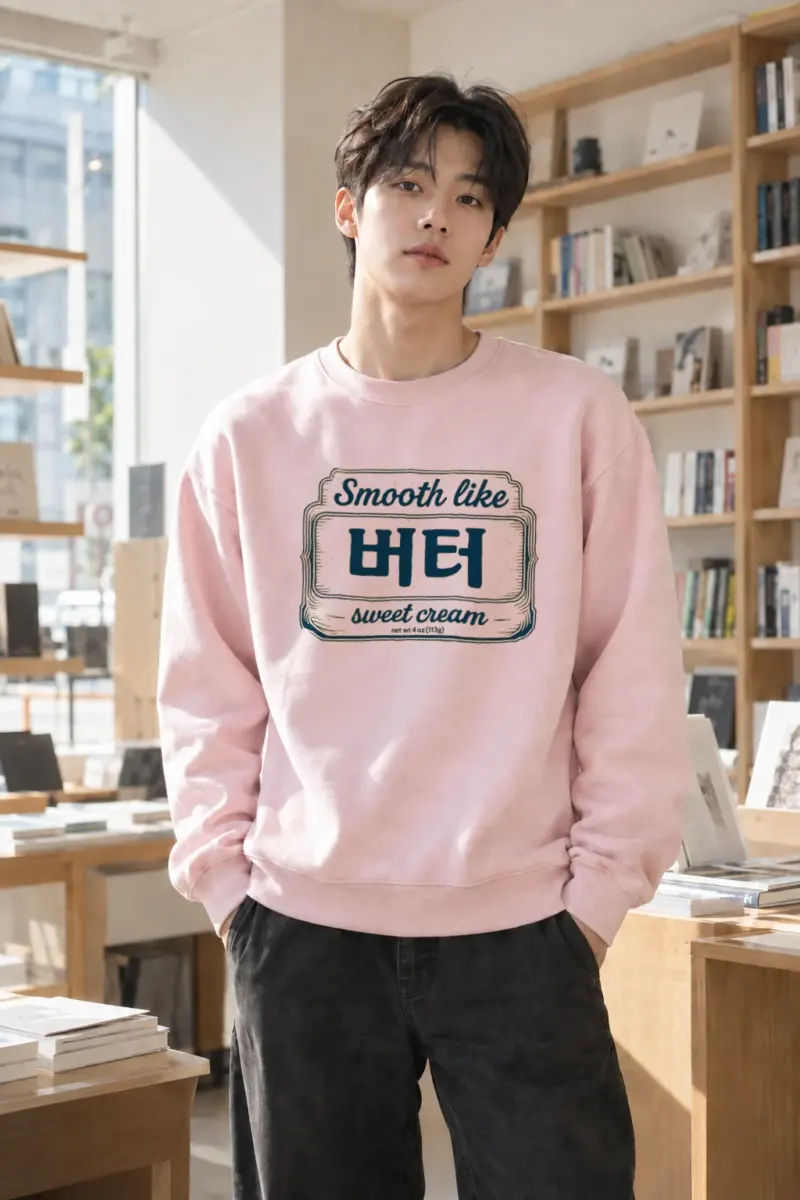 “Smooth Like HEI” Heavy Blend Unisex Crewneck Sweatshirt | Gildan 18000
