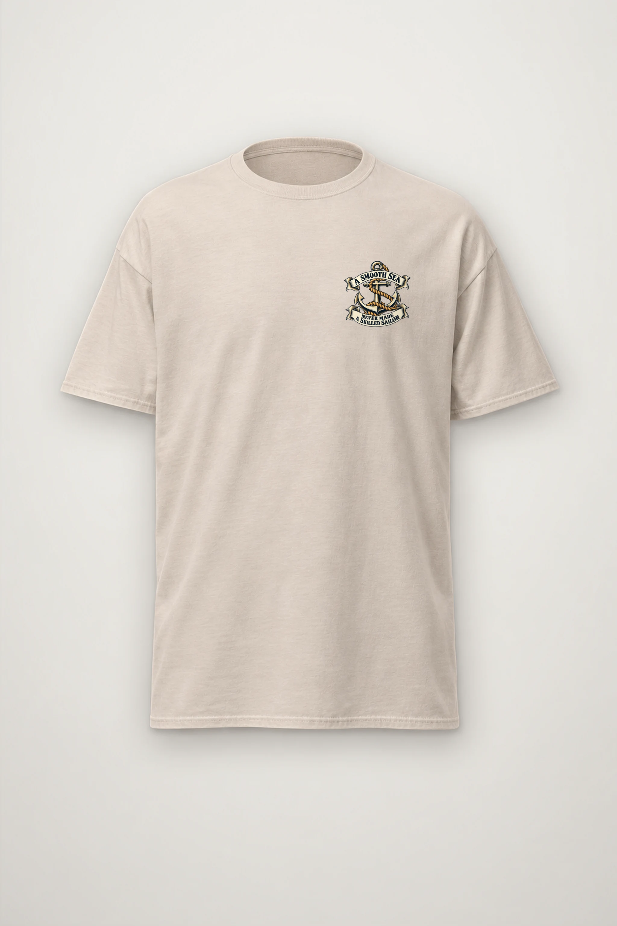 "Smooth Sea" Heavyweight Unisex Crewneck T-shirt
