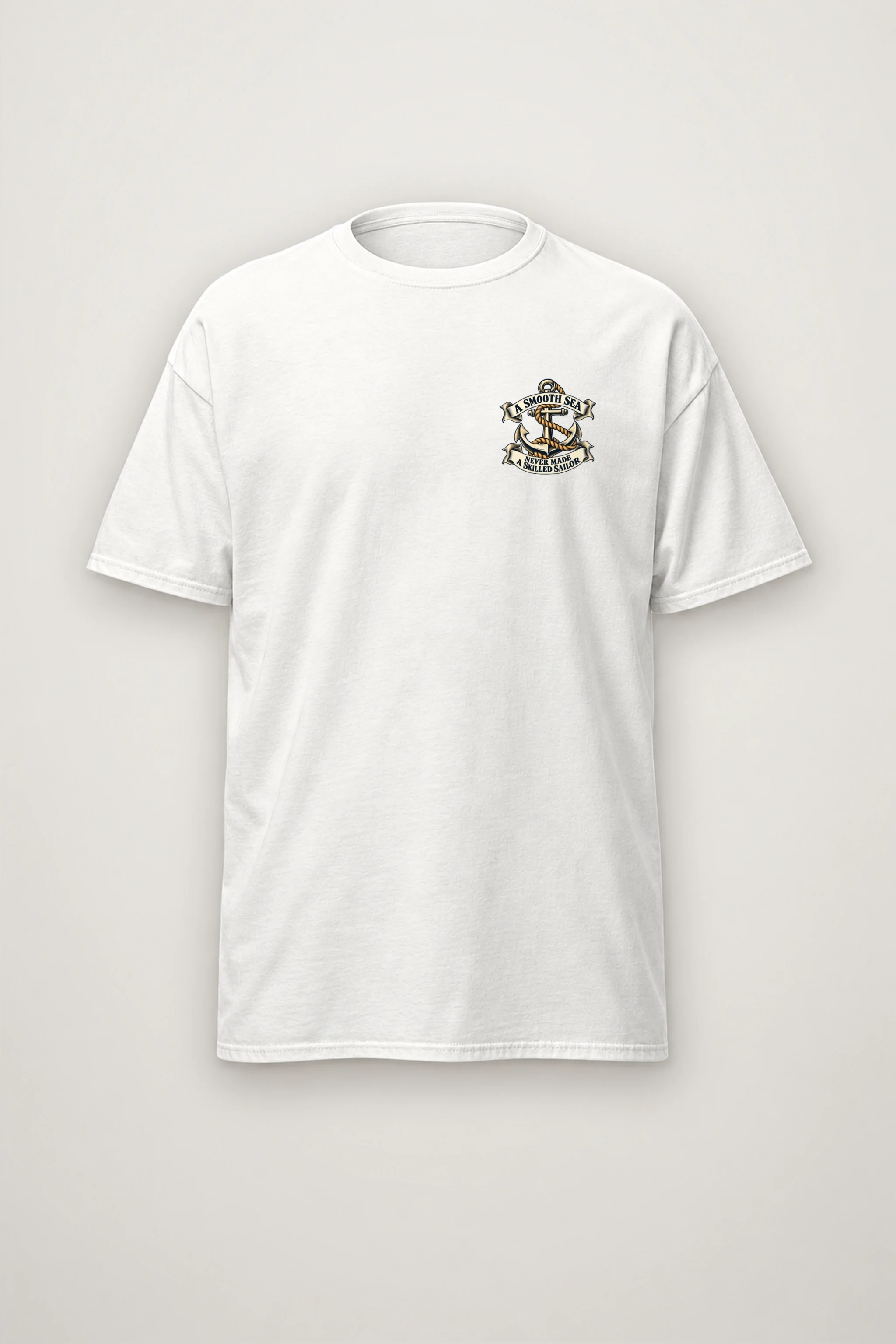 "Smooth Sea" Heavyweight Unisex Crewneck T-shirt