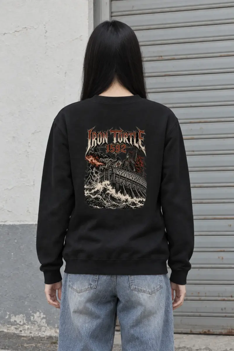 "IRON TURTLE 1592" Heavy Blend Unisex Crewneck Sweatshirt