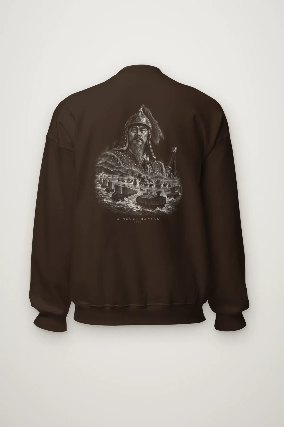 "Armor and Fleet Sepia" Heavy Blend Unisex Crewneck Sweatshirt