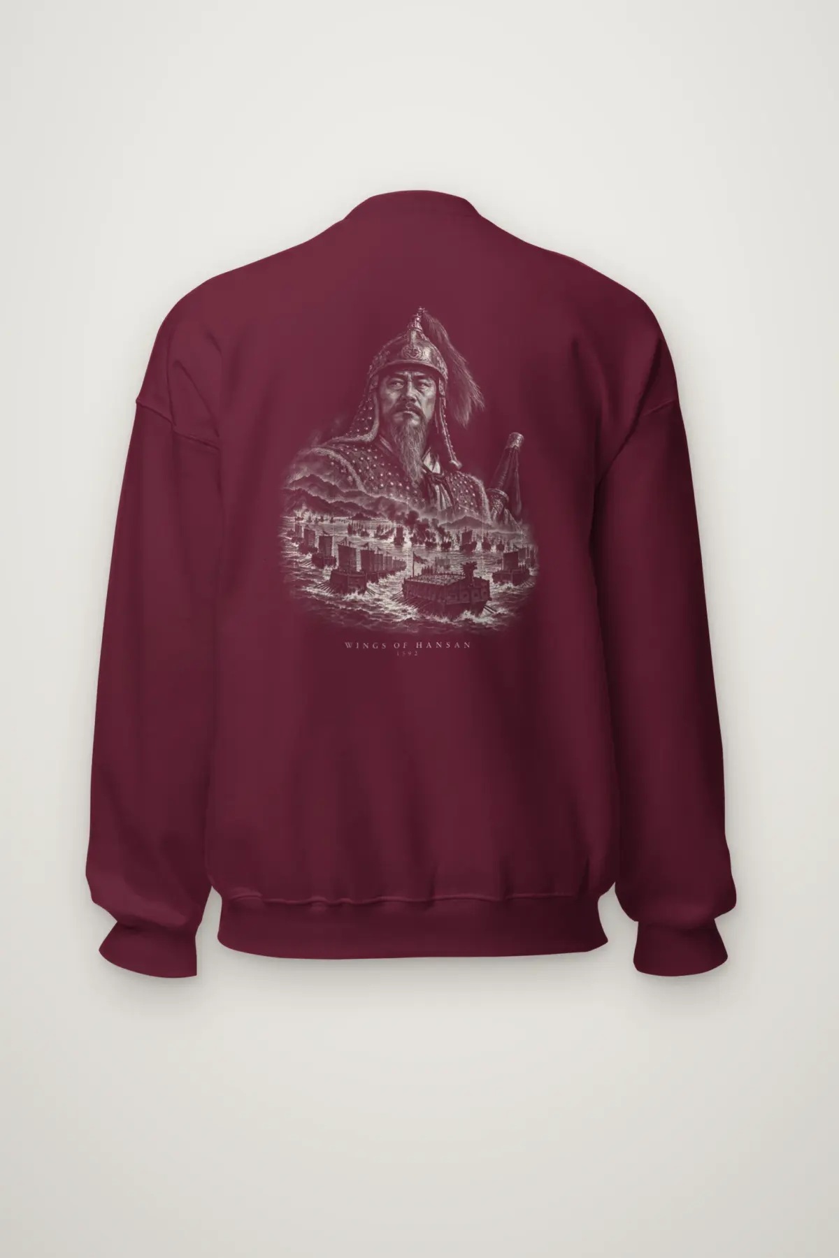 "Armor and Fleet Sepia" Heavy Blend Unisex Crewneck Sweatshirt
