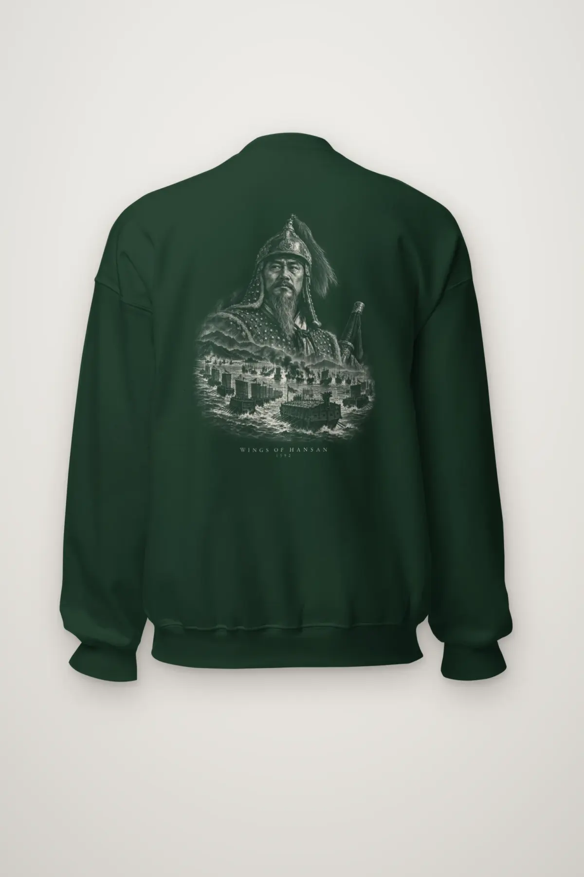 "Armor and Fleet Sepia" Heavy Blend Unisex Crewneck Sweatshirt