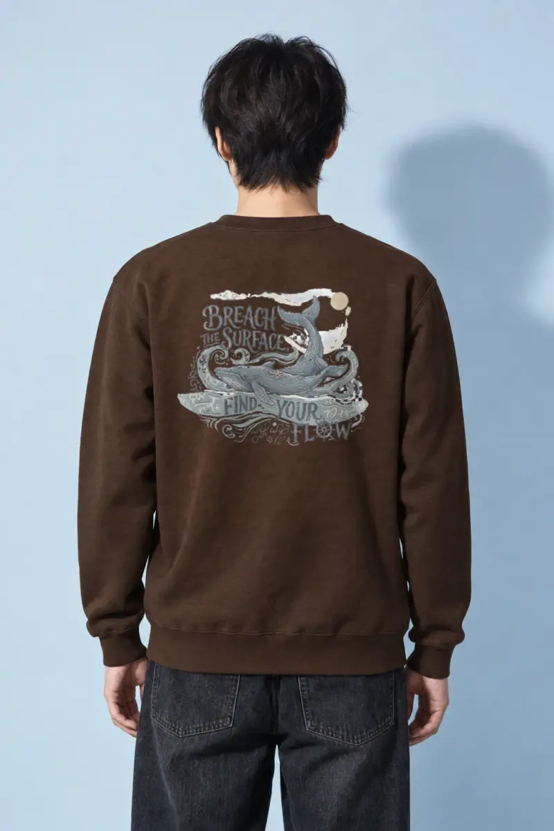 "Breach The Surface" Heavy Blend Unisex Crewneck Sweatshirt