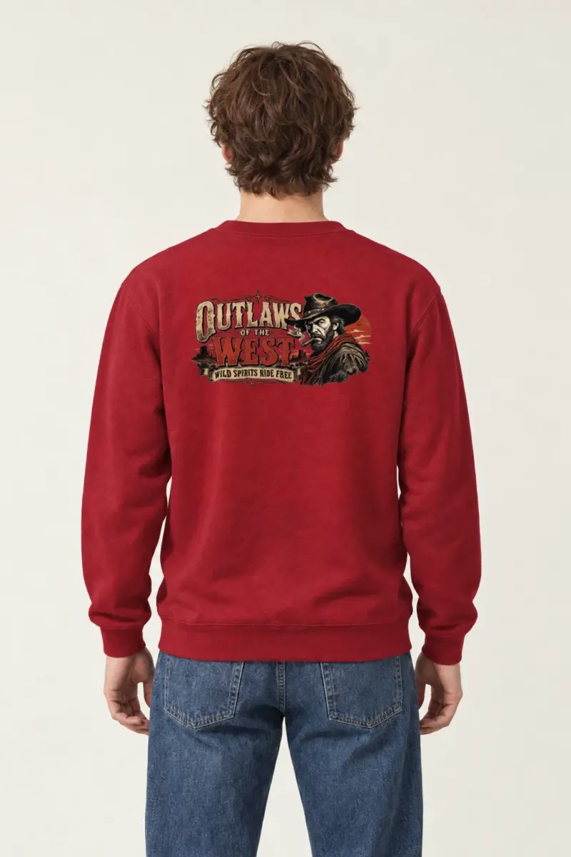 "Outlaws Of The West" Heavy Blend Unisex Crewneck Sweatshirt