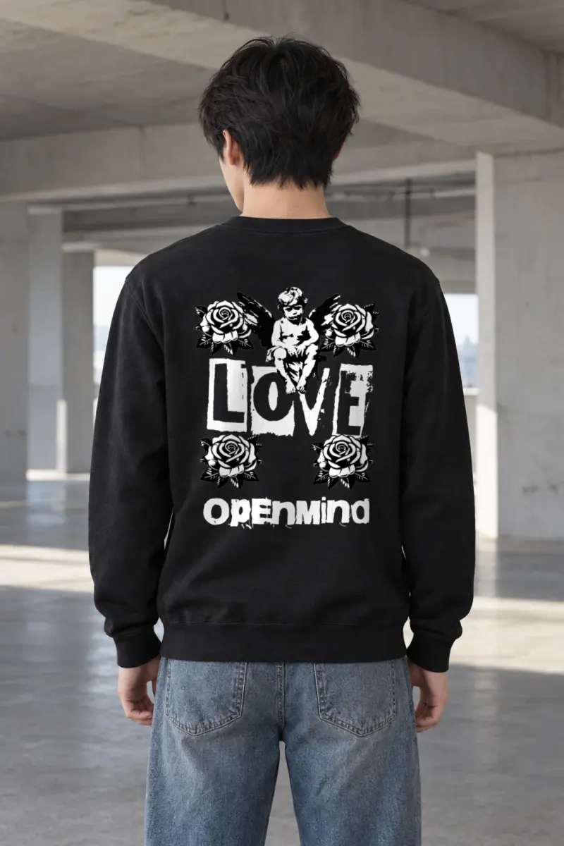 "Love Cherub" Heavy Blend Unisex Crewneck Sweatshirt